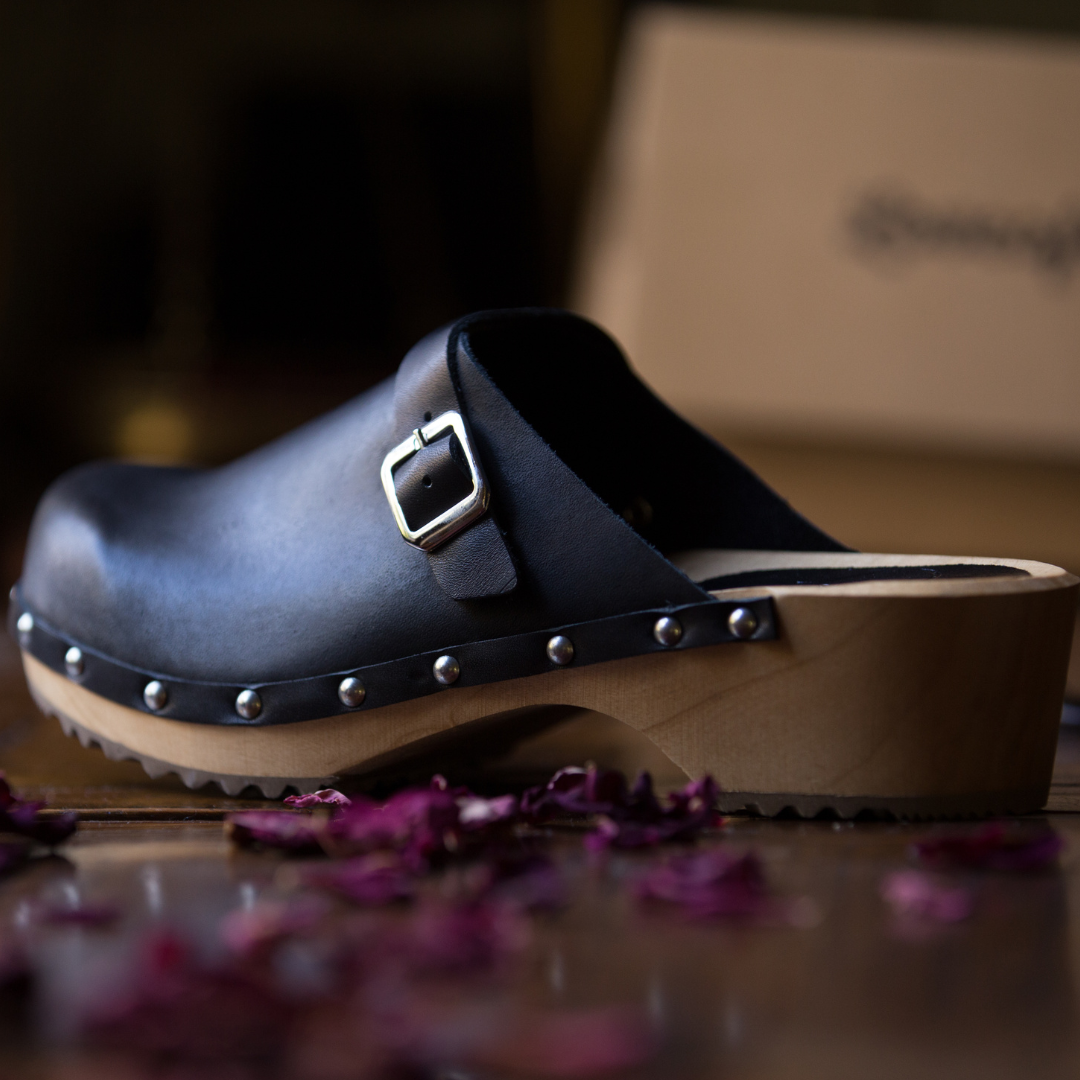 Love of Clogs - Wholesale Clogs - Women's - Lene Clogs | Swedish Clog Design | Black2