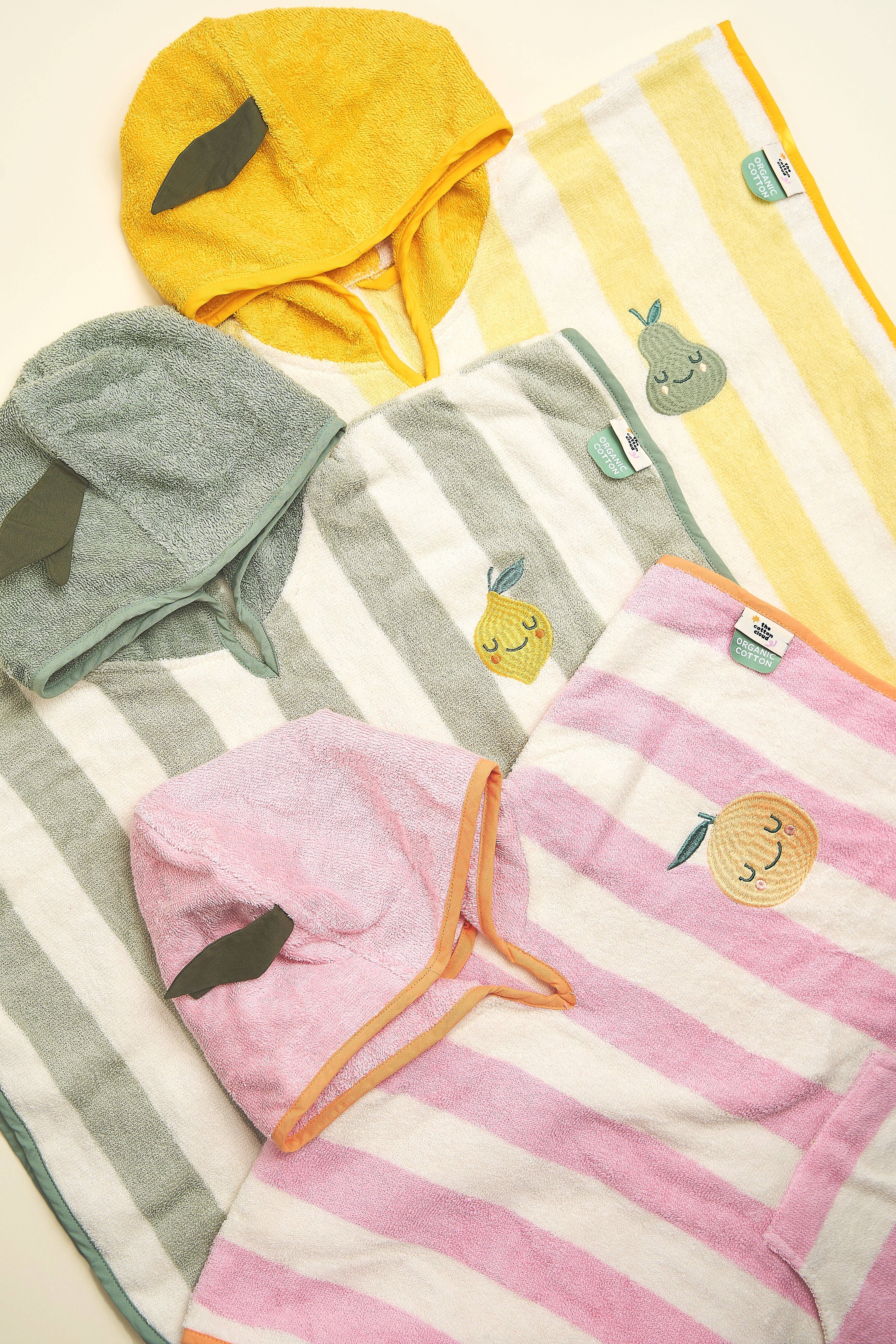 the cotton cloud - Wholesale Poncho Towel - Kids & Baby - Hooded Poncho Lola Lemon5