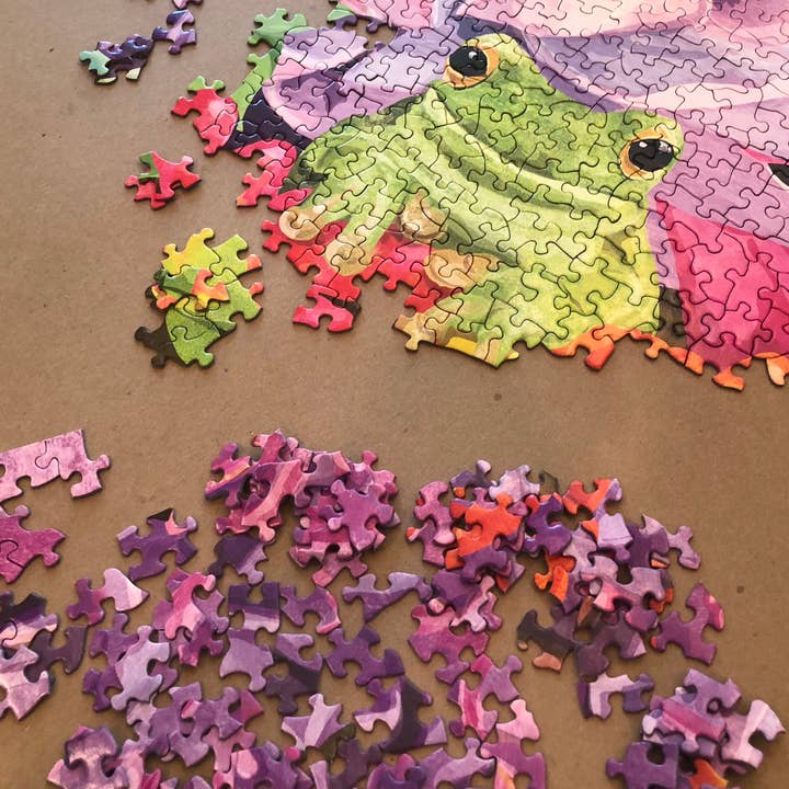 Allport Editions – wholesale Puzzle – Adult – Succulents Frog 1000 Piece Puzzle1