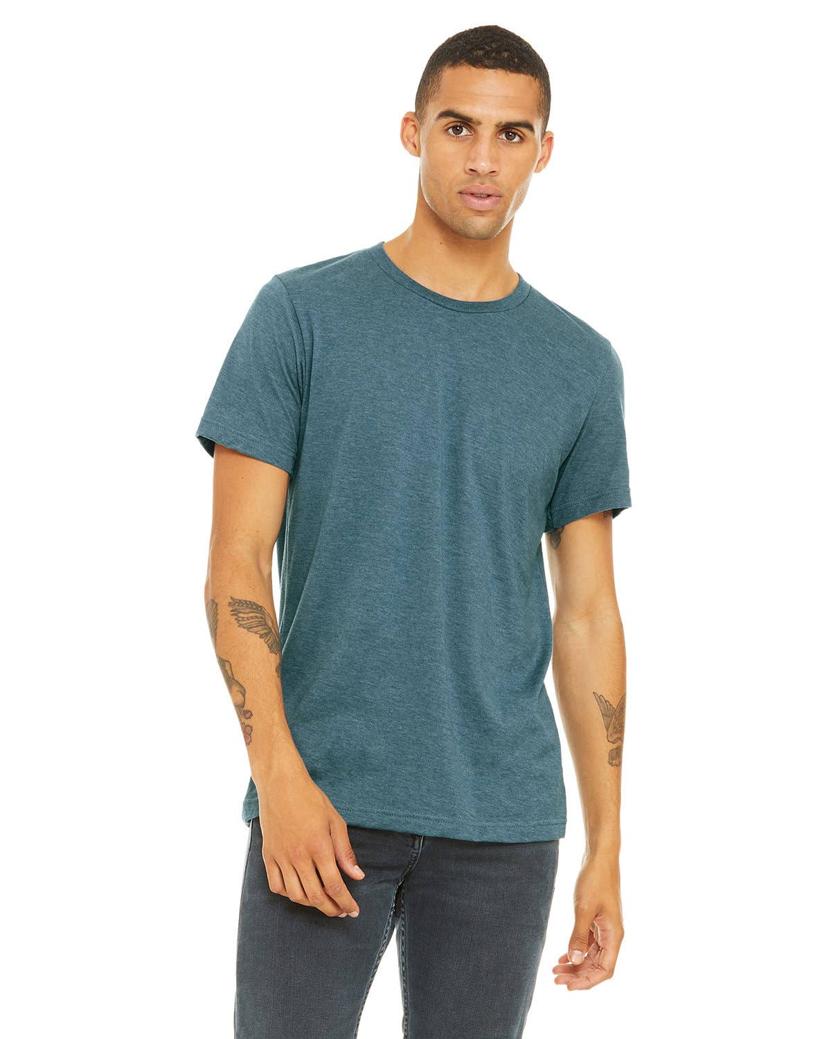 Total Apparel - Wholesale T-Shirt - Men's - Bella + Canvas Unisex Heather Blank CVC T-Shirt | 3001CVC41