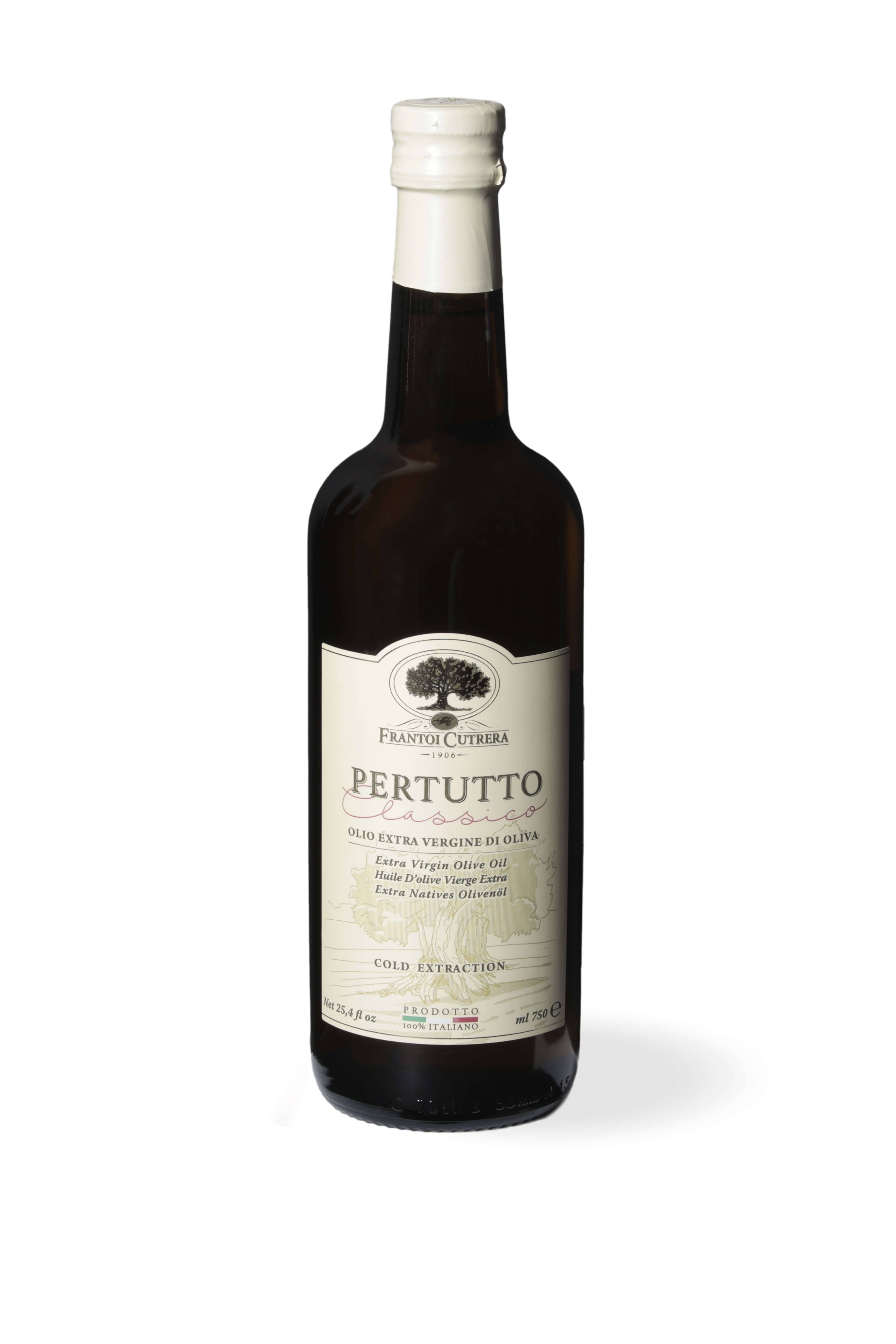 Frantoi Cutrera - Wholesale Olive Oil - Pertutto - Extra Virgin Olive Oil - Pack of 6 Bottles
