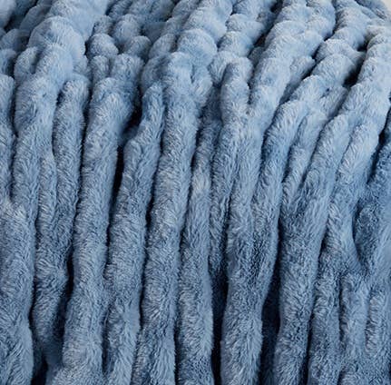 Springtree Home - Wholesale Throw Blanket - Luxury Heavyweight Ruched Throw Blankets 50" x 60" 21