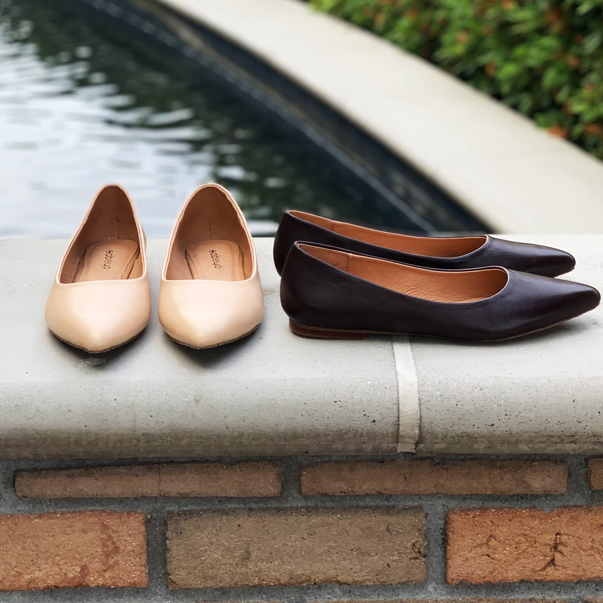 SOBEYO - Wholesale Flats - Women's - Pointed Toe Genuine Leather Ballet Flats Memory Foam Cushion11