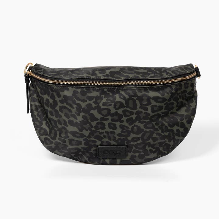 Riñonera Grande Jovie - Estampado de Leopardo Caqui, Nailon para venta al por mayor de ÊTRE