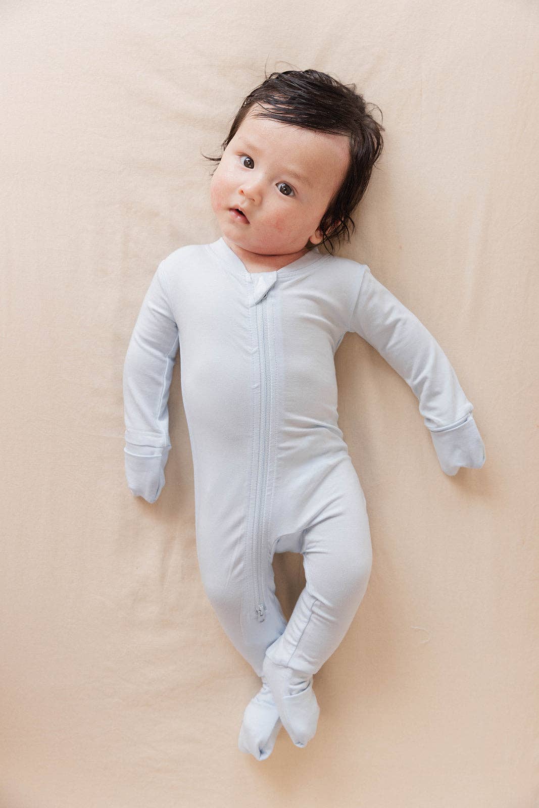 WildBird - Wholesale Sleepsuit - Baby - Dove - CloudBlend™ Footless Pajamas2