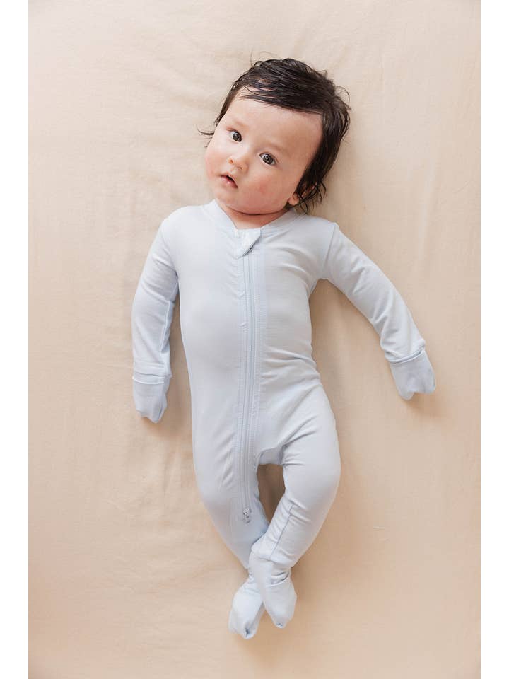 WildBird - Wholesale Sleepsuit - Baby - Dove - CloudBlend™ Footless Pajamas2
