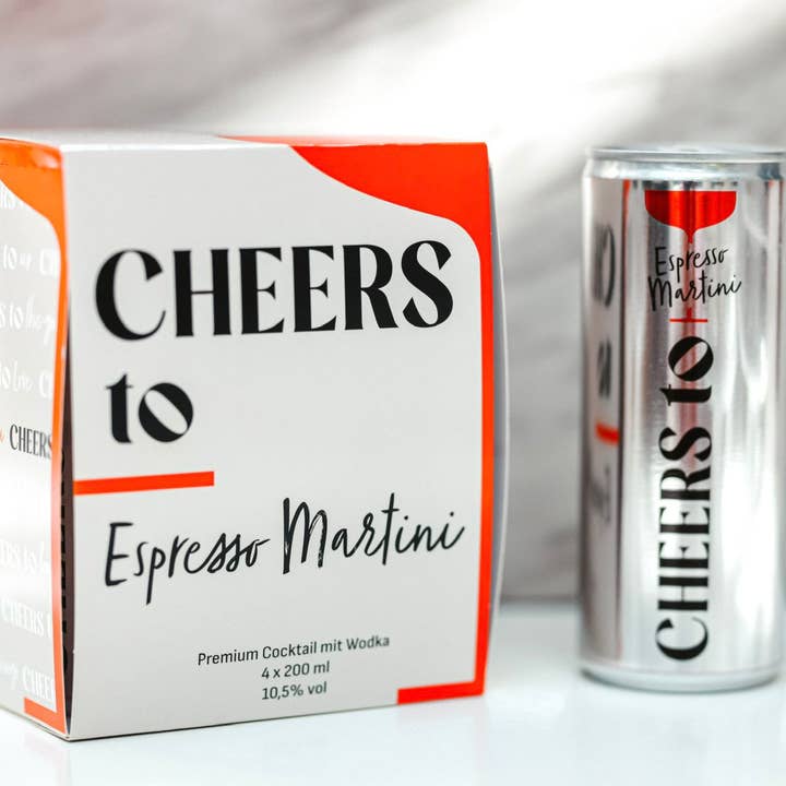 Cheers to espresso martini på burk för wholesale av CHEERS to