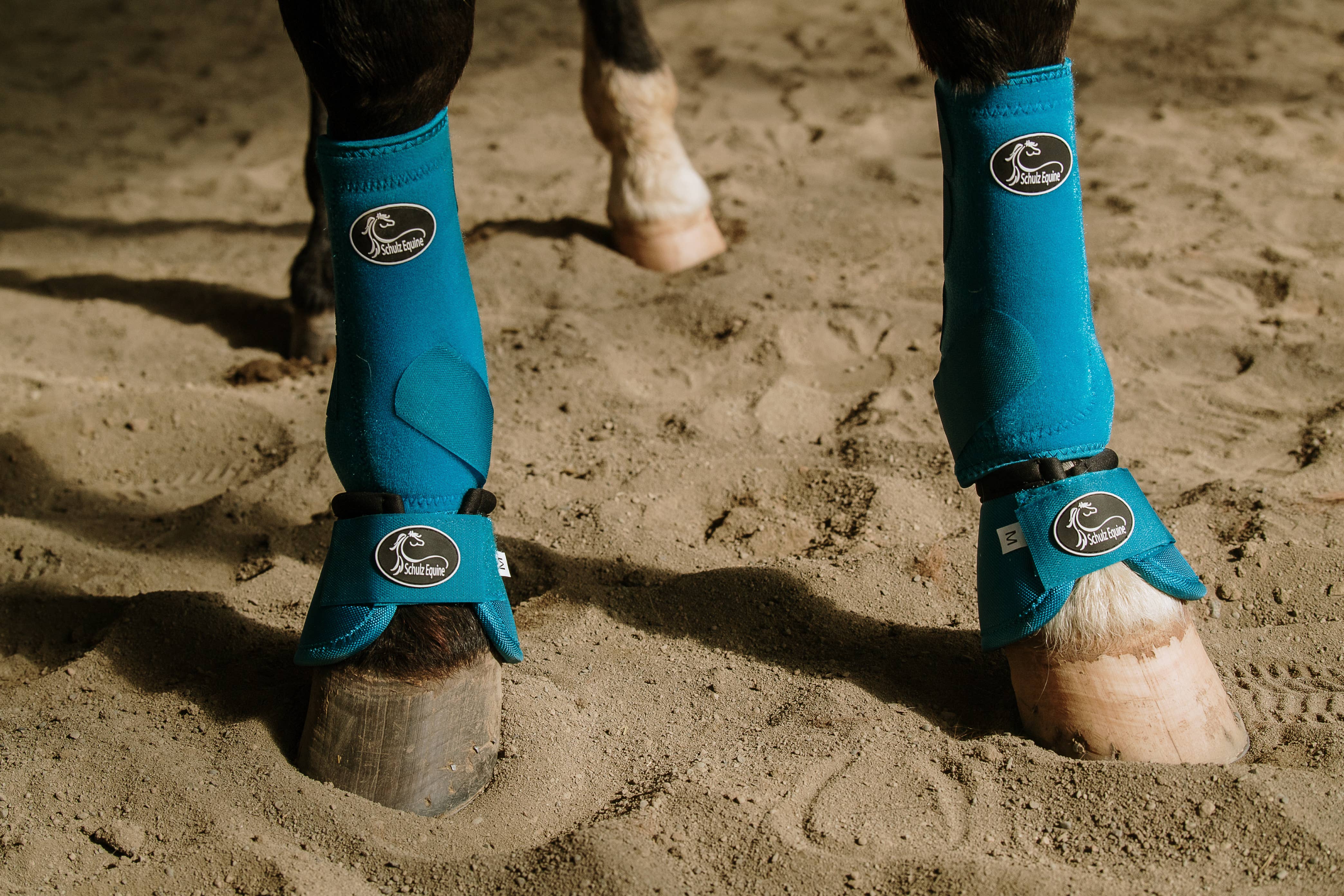 Schulz Equine – wholesale Ridutrustning – Schulz Equine bell boots med livfulla mönster6