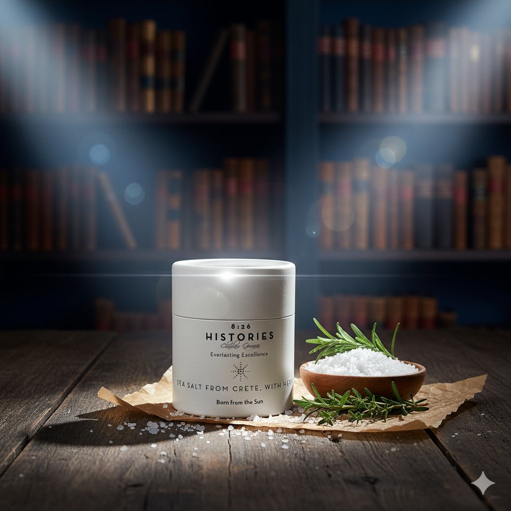 Charilaos Gounaras 8:26 Histories - Wholesale Salt - 8:26 Histories Sea Salt from Crete with Herbs5