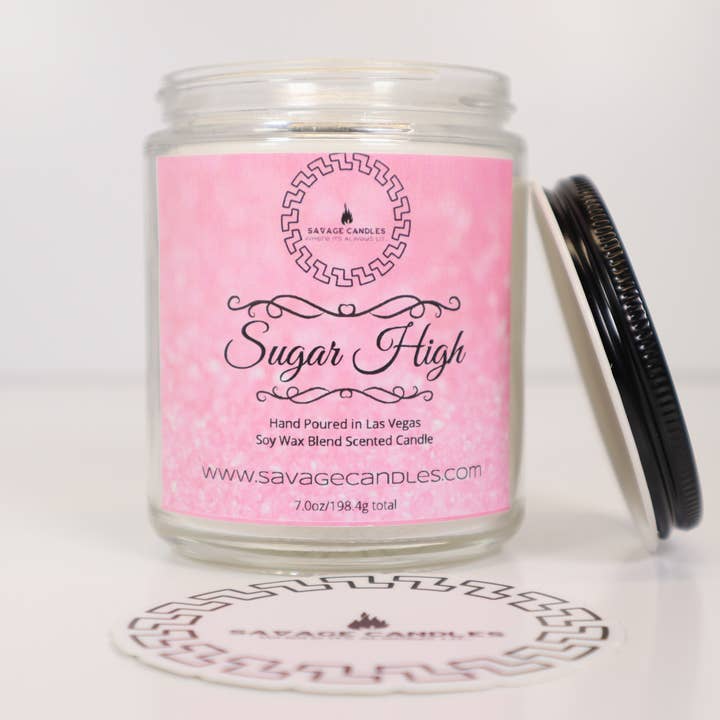 Sugar High for wholesale by Savage Candles LLC
