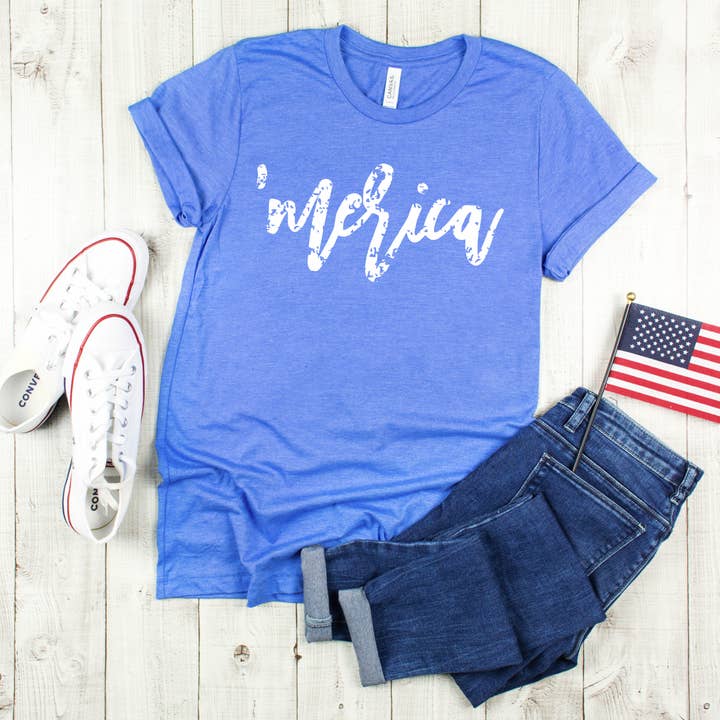 Bama Screens - Wholesale Sublimation Transfer - Merica #A291