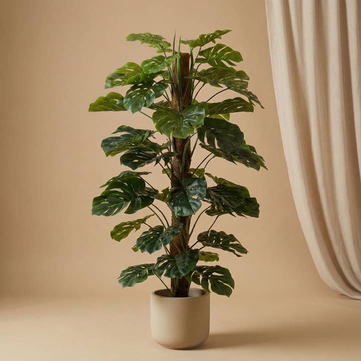 Monstera på stang 150 cm - Kunstig plante for engroshandel hos Trendhero.nl/b2b