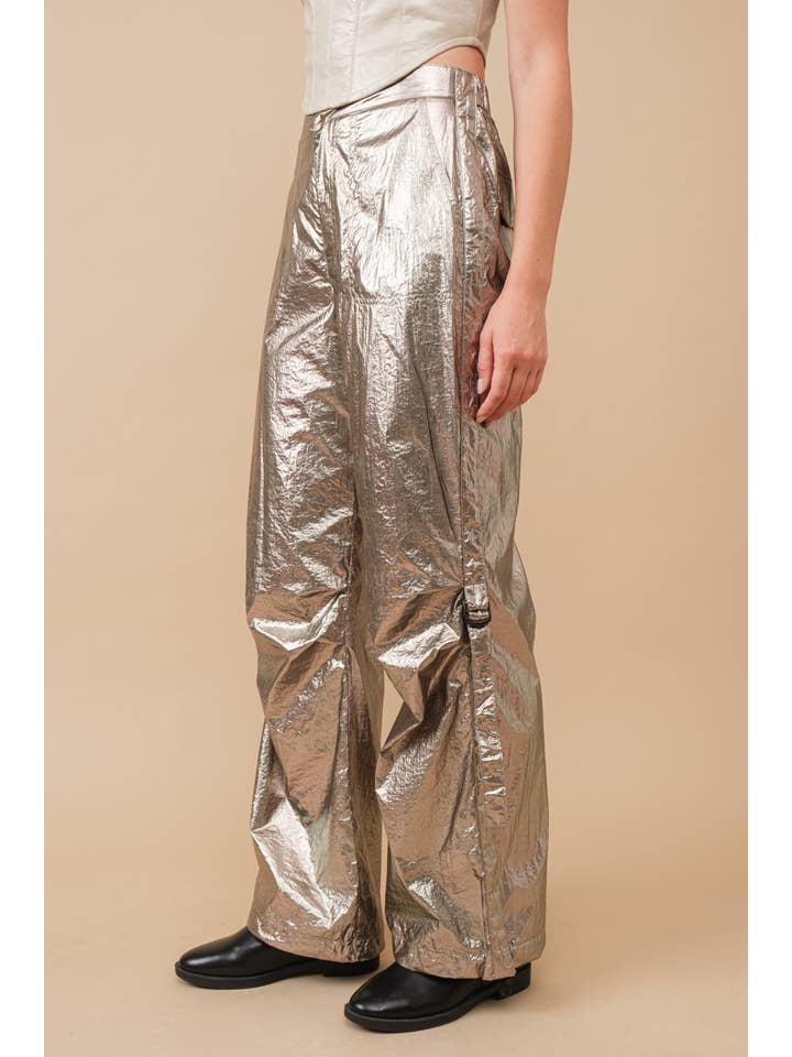 Aaron & Amber - Wholesale Pants - Women's - MAP2611 Marisa Metallic Pants