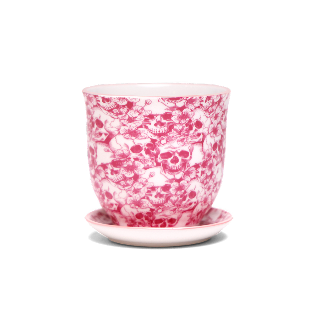 Skull Liberte Ceramic Planter Modern 3 Inch Planter for wholesale on Faire3