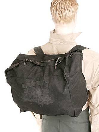 Sac à dos italien noir vintage pour la vente par camoLOTS