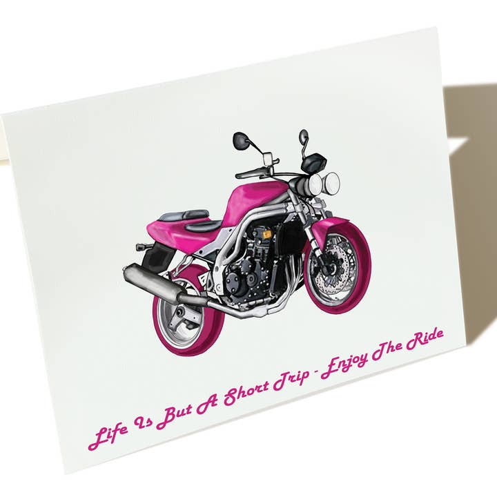 Life Is But A Short Trip, Enjoy The Ride for wholesale by She's Got Papers,LLC