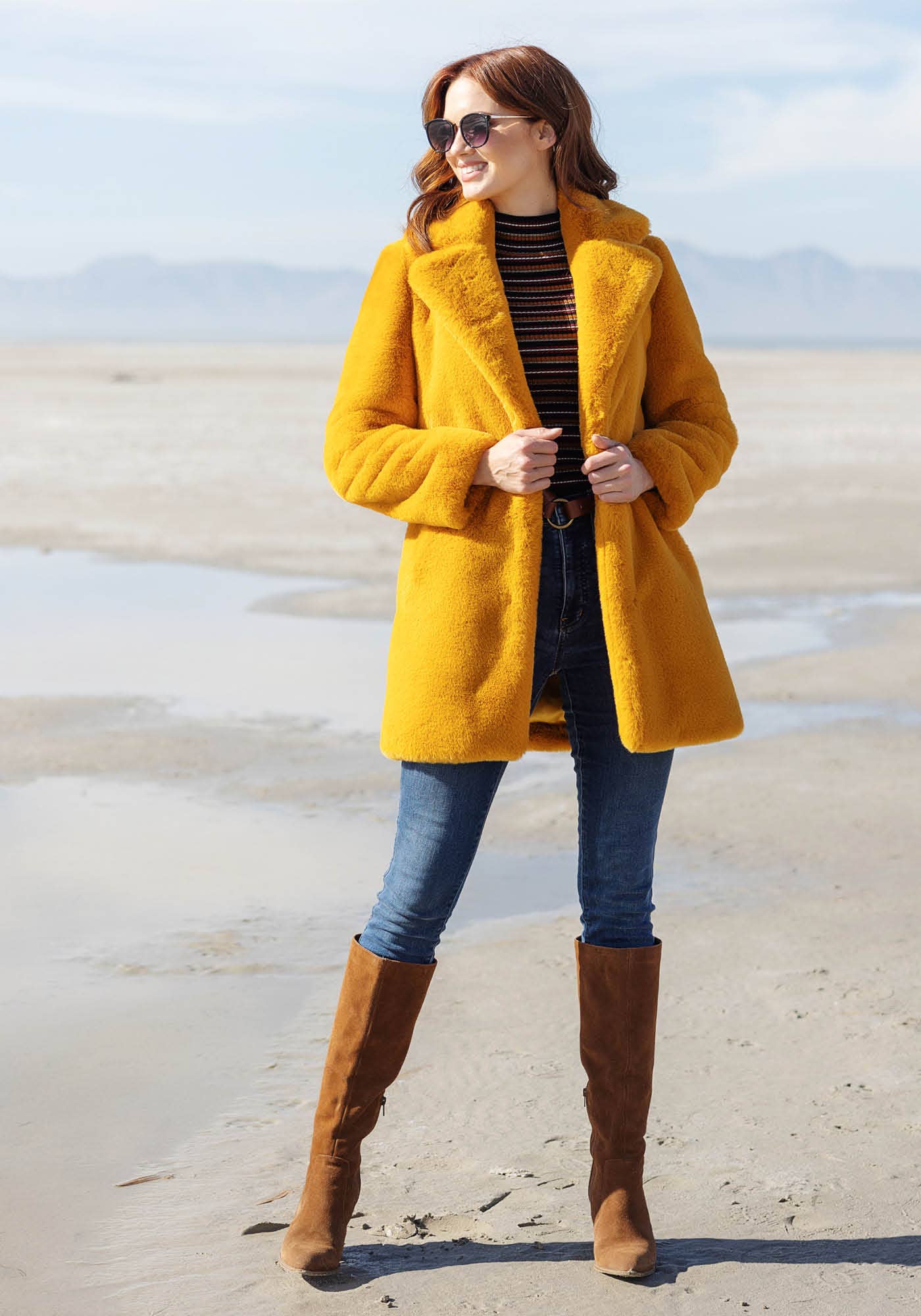 REMOVED BRAND - Wholesale Bont/kunstbontjas - Dames - Le Mink jas van nepbont met neklapjes8