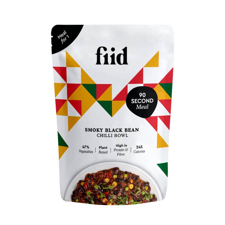 Black Bean Chilli Bowl - 275g - Vegan Meal for wholesale by fiid