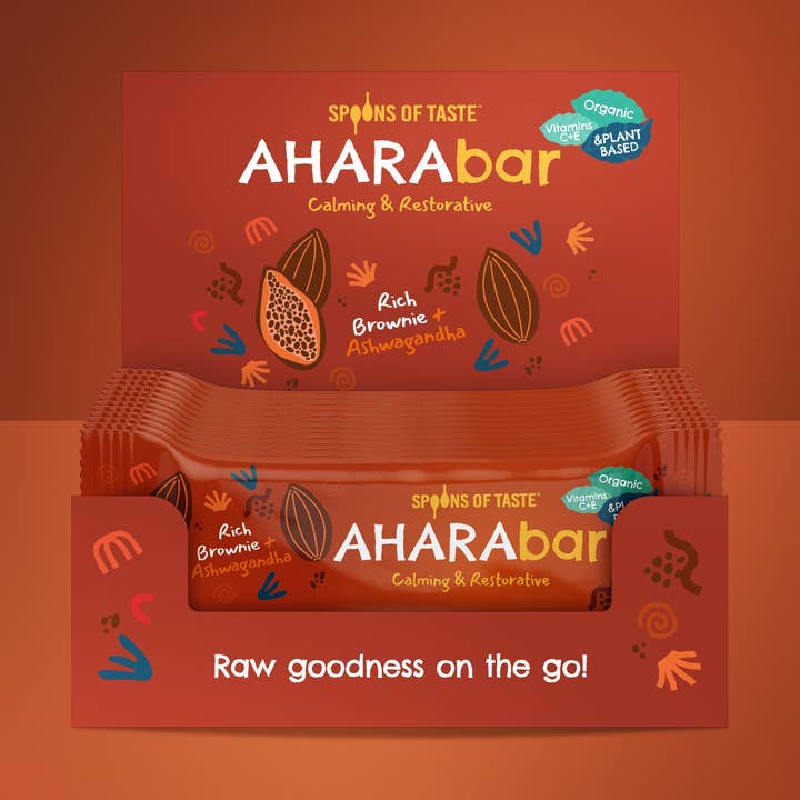 Spoons Of Taste – wholesale Snack bar – Ahara Bar - Rich Brownie + Ashwagandha0