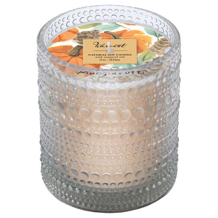 Candela di soia 12 oz raccolto Mangiacotti autunno per la vendita all'ingrosso da parte di Boston International