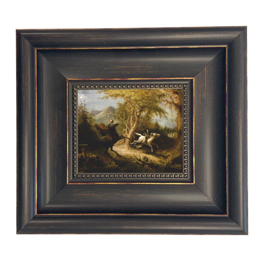Madison Bay Co. - Historical Home Decor Reproductions - Wholesale Schilderen/Tekenen - Schilderijafdruk van de Ruiter zonder Hoofd die Ichabod Crane Achtervolgt50