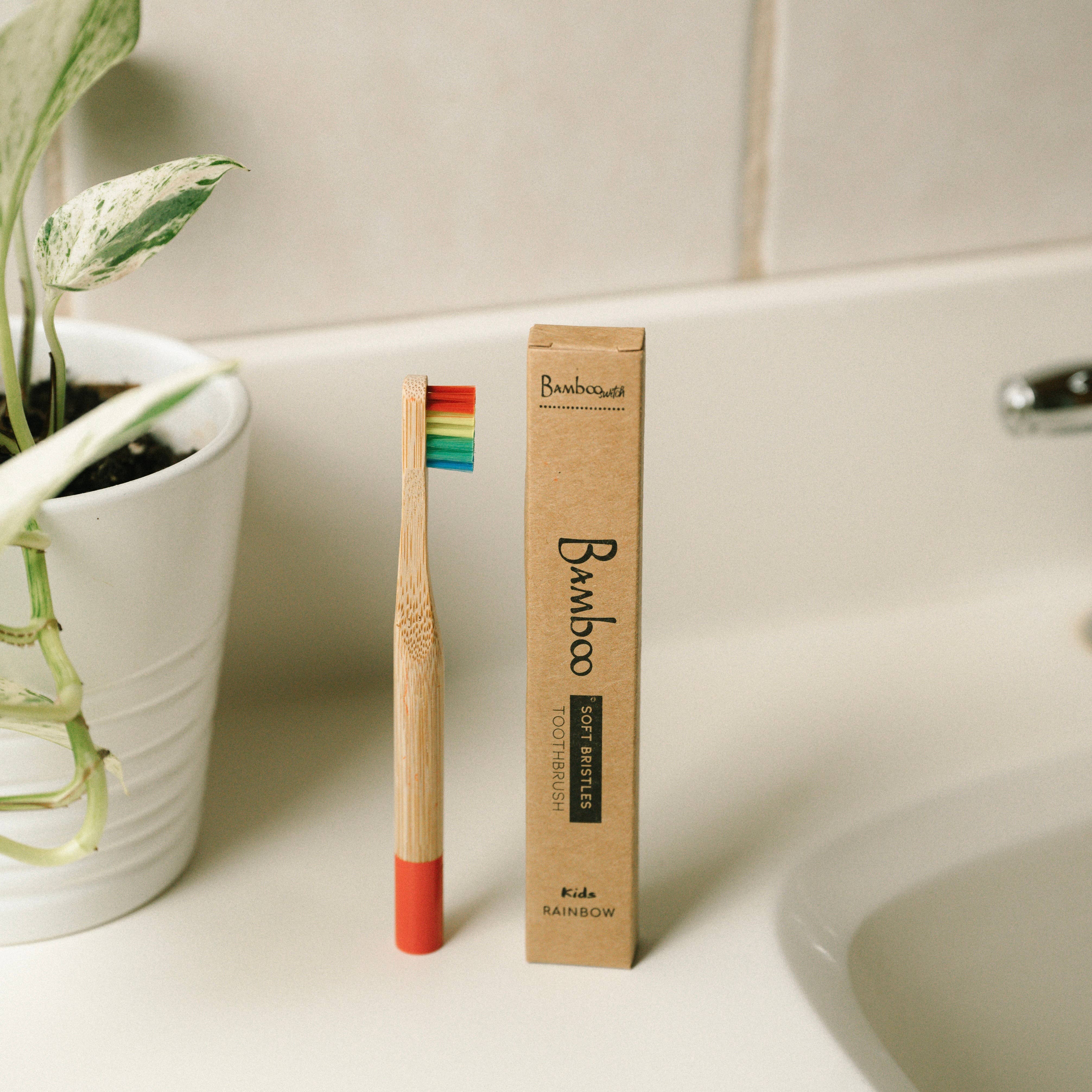 Bamboo Switch - Vente Brosse à Dents - Enfant et bébé - Brosse à dents en bambou pour enfants | Meilleure vente de cadeaux de Noël4