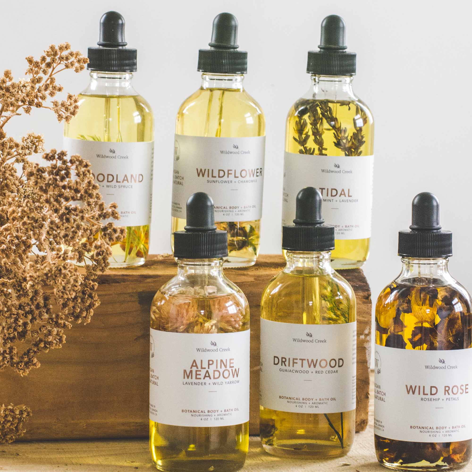 Wildwood Creek - Wholesale Bath/Body Oil - Alpine Meadow Nourishing Natural Body + Bath Oil | Vegan5