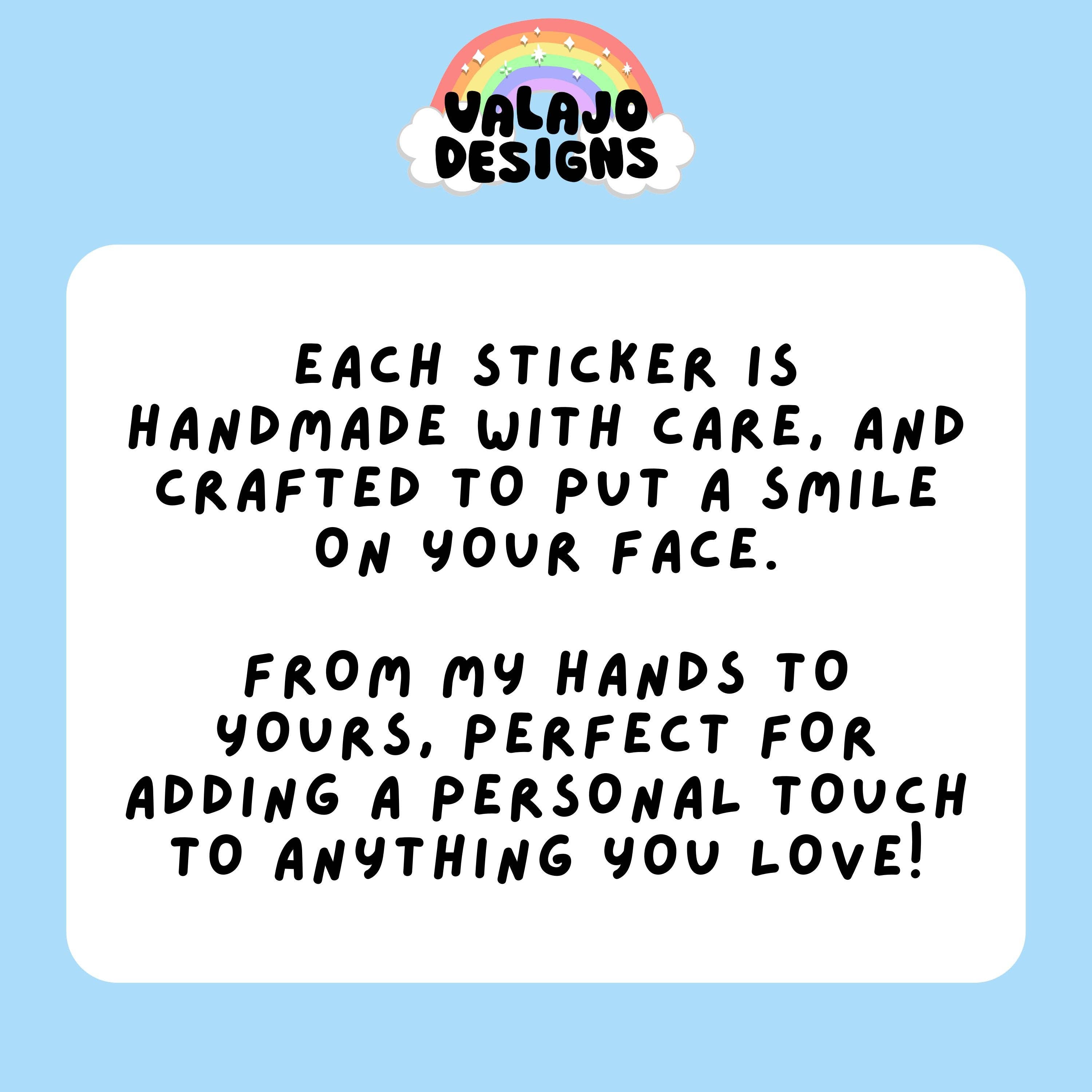 Valajo Designs - Wholesale Sticker - Be Kind To Your Mind, Mental Health Waterproof Sticker5