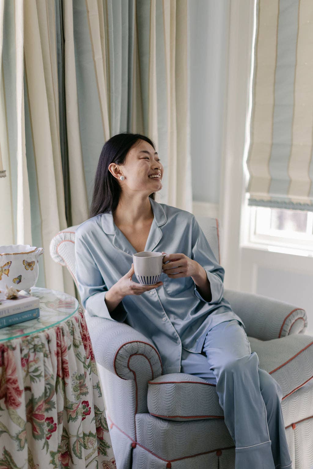 Lenora - Wholesale Sleepwear Set - Women's - CHLOE SATIN PAJAMAS9