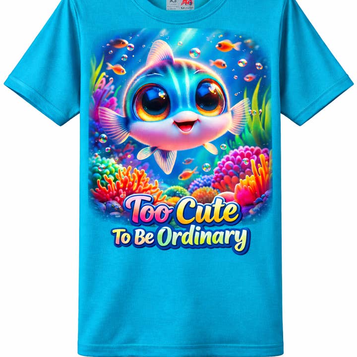 Too Cute To Be Ordinary Youth Cooling Performance Shirt for wholesale by River Tide Apparel