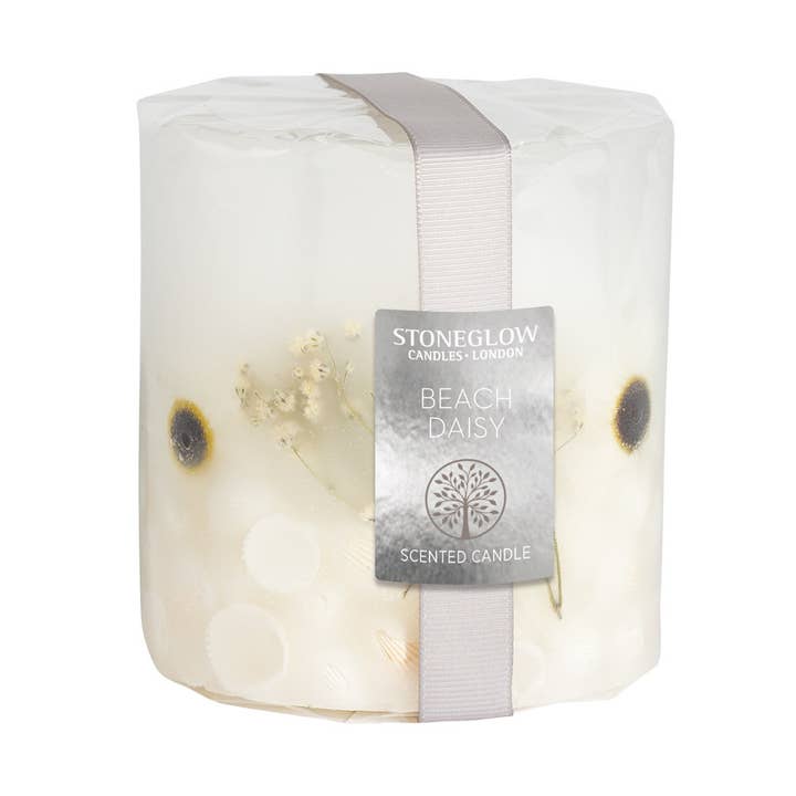 Nature's Gift - Margarita de playa - Vela pilar para venta al por mayor de Stoneglow Candles