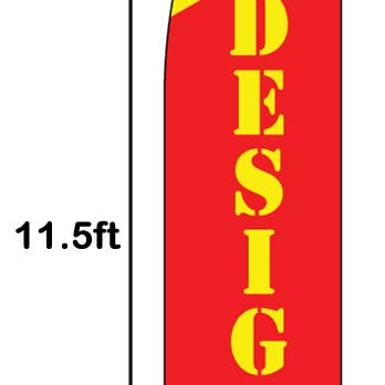 Custom Windless Banner for wholesale by Flags Importer
