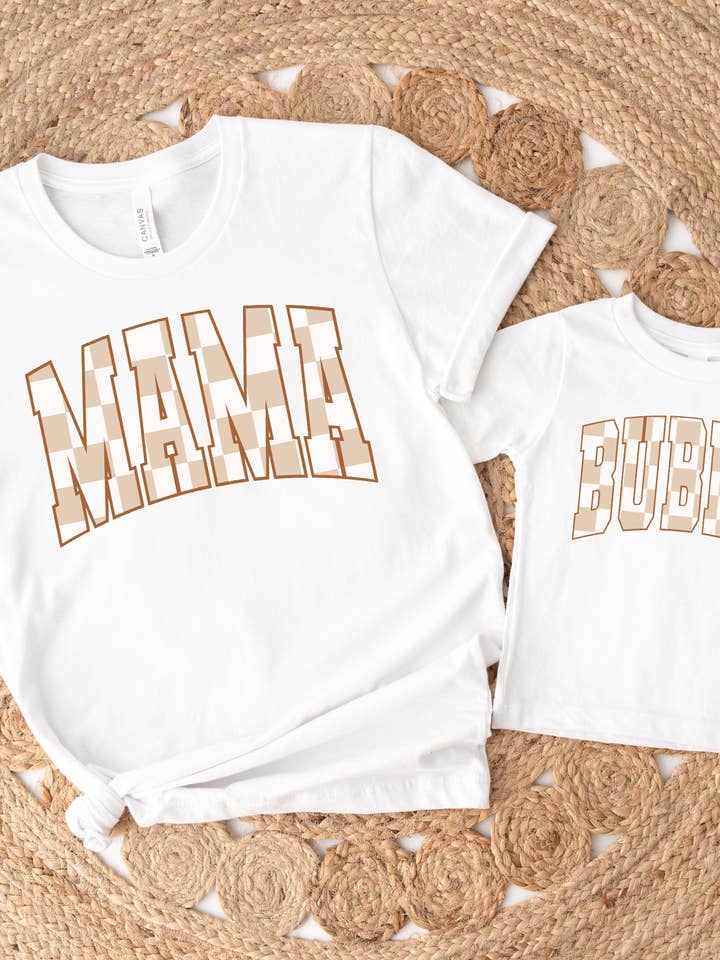 Mama and bubba matching t-shirt for mom and son and other Purchase Wholesale mom tshirts. Free Returns & Net 60 Terms on Faire trending on Faire.