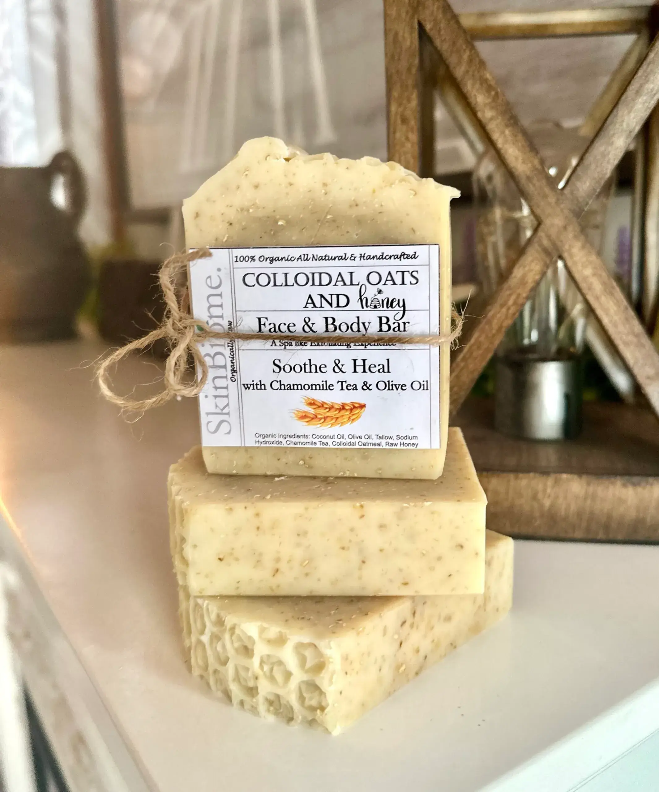 Skinbiome - Wholesale Bar Soap - Colloidal Oats & Honey2