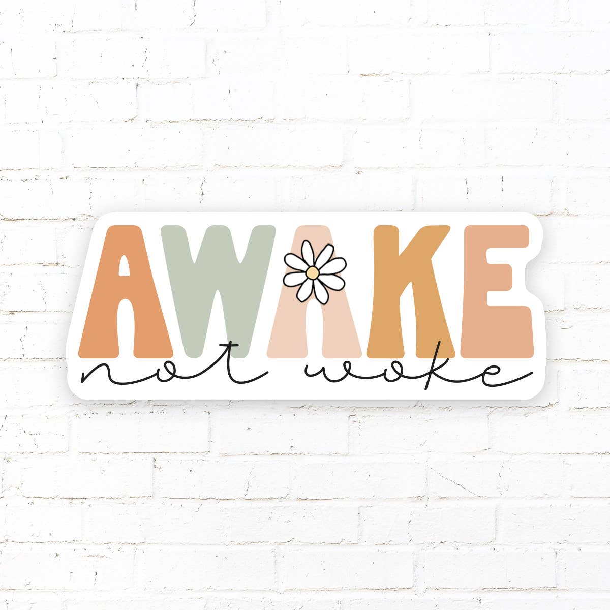 Patriot Girl Sticker Company - Wholesale Sticker - Awake Not Woke Sticker