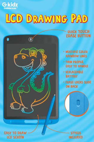 Gabba Goods – Großhandel Zeichenbrett – Kind & Baby – GabbaGoods LCD-Schreibtafel Malblock, 26,7 cm (10,5 Zoll)20