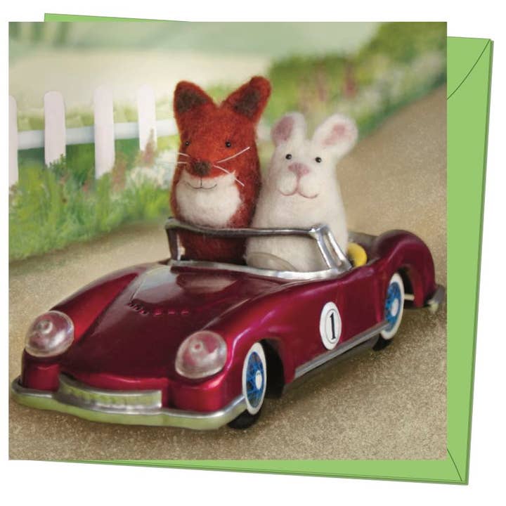 Foxy And Bunny Go For A Drive for wholesale by Maddy's Mice