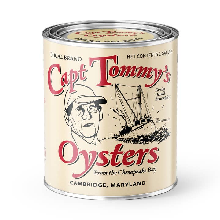 Vintage kapten Tommy ostron stil ljus för wholesale av Annapolis Candle