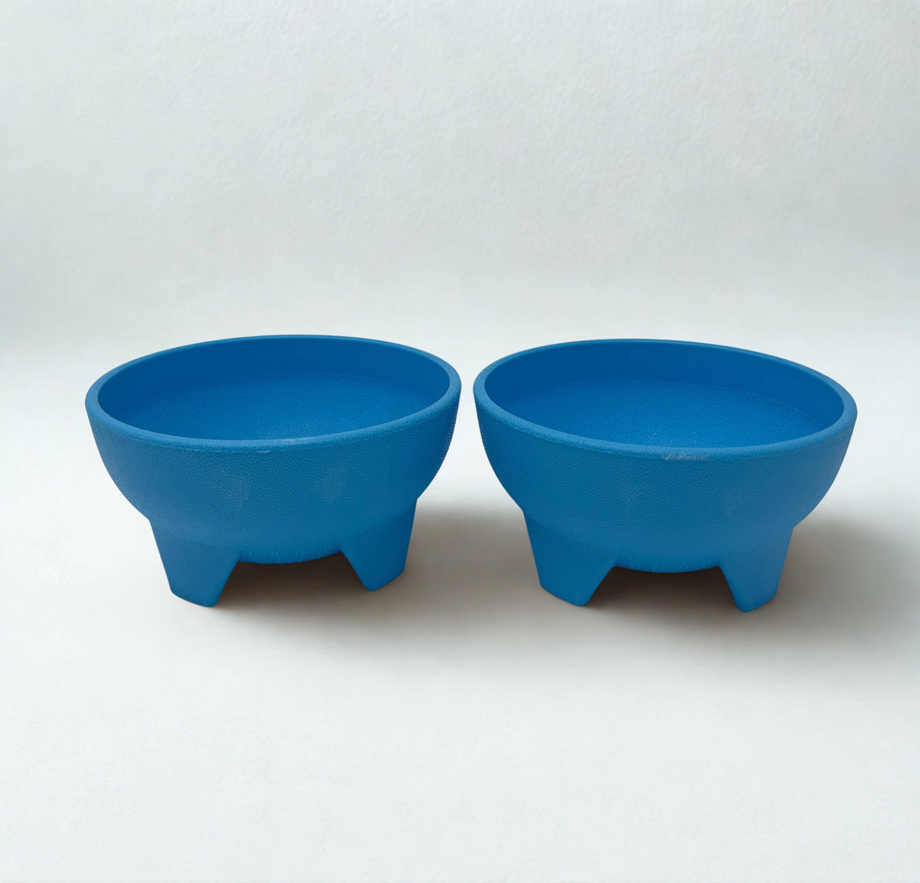 USA HomeMax - Wholesale Condiment/Dip Bowl - 2pc Plastic Salsa Bowl Assorted Colors2