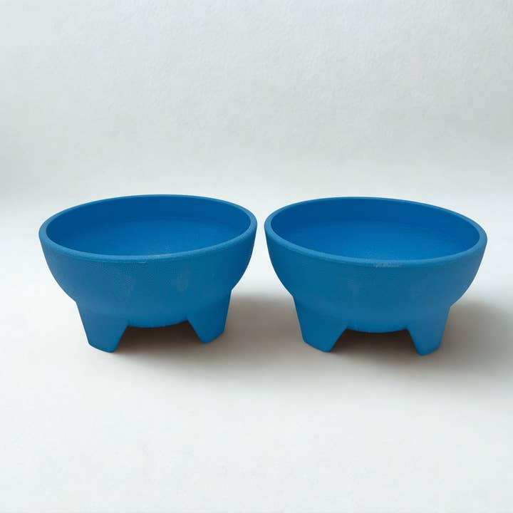 USA HomeMax - Wholesale Condiment/Dip Bowl - 2pc Plastic Salsa Bowl Assorted Colors2