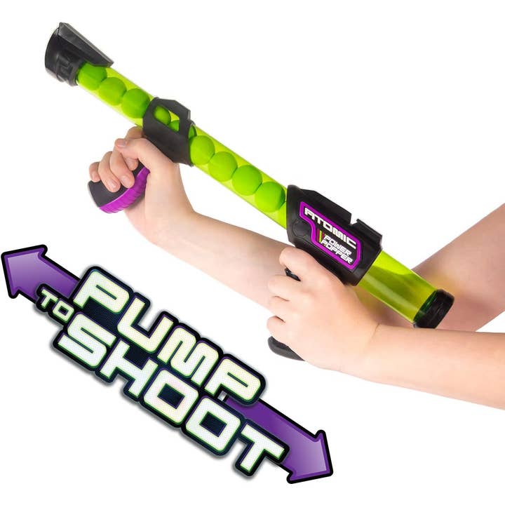 Hogwild - Wholesale Classic Toy - Kids - Hogwild Atomic Power Popper 12 Foam Ball Blaster