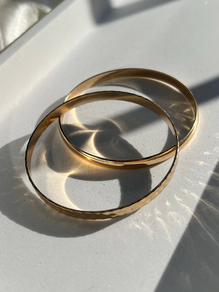 Gold Bangles (Small Wrists) for wholesale by Sapphire Seren