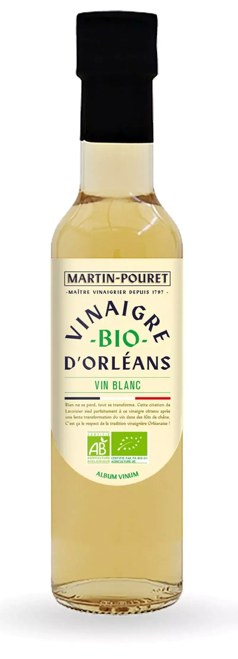 Martin-Pouret - Wholesale Vinegar - Organic White Wine Vinegar FR-BIO-19 250ml0