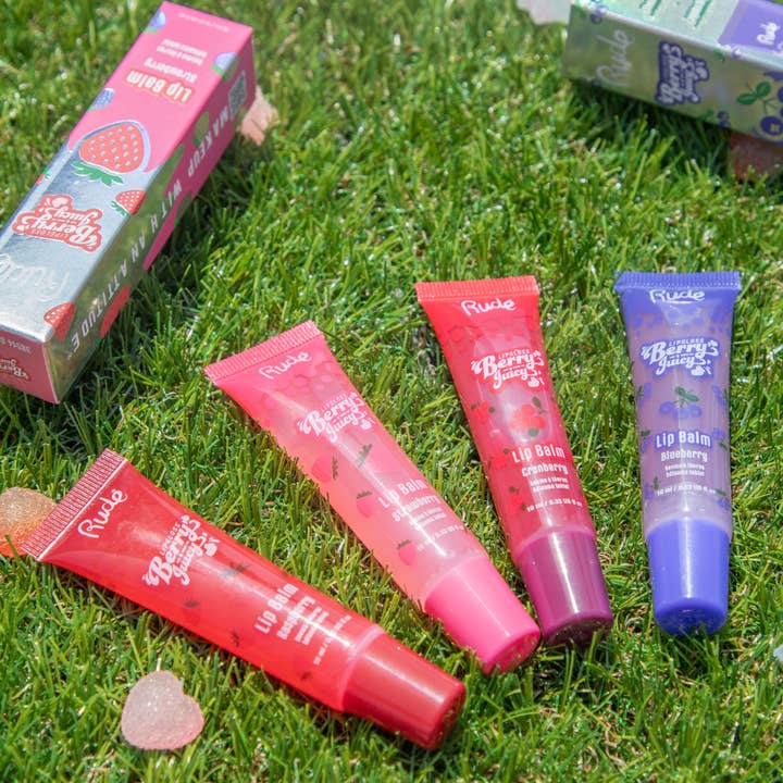 Rude Cosmetics - Wholesale Lip Balm - Berry Juicy Lip Balm