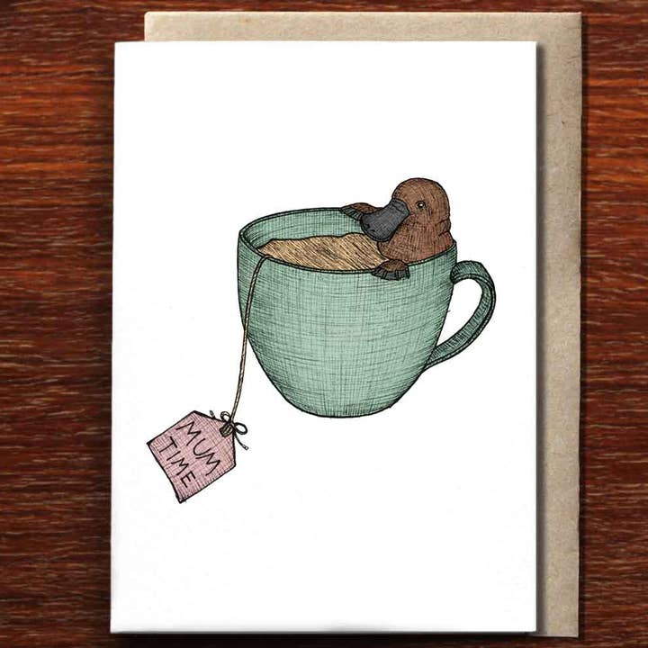 Platypus Mum - Greeting Card for wholesale by The Nonsense Maker