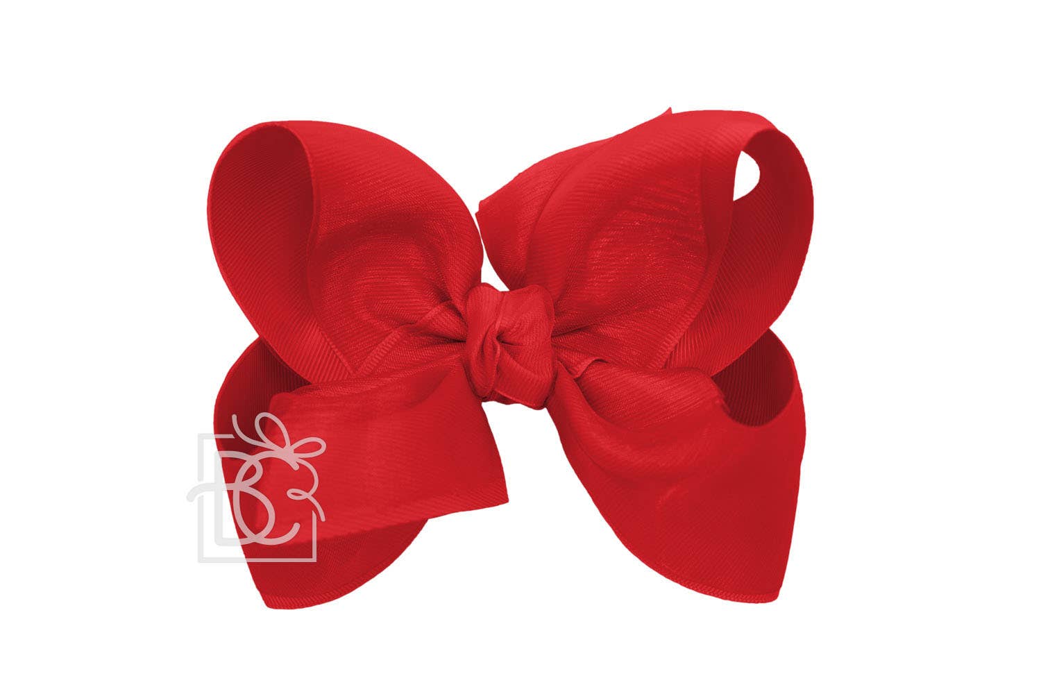 Beyond Creations, LLC – wholesale Hair bow – Kids – LAYERED ORGANZA/GROSGRAIN BOW ON CLIP66