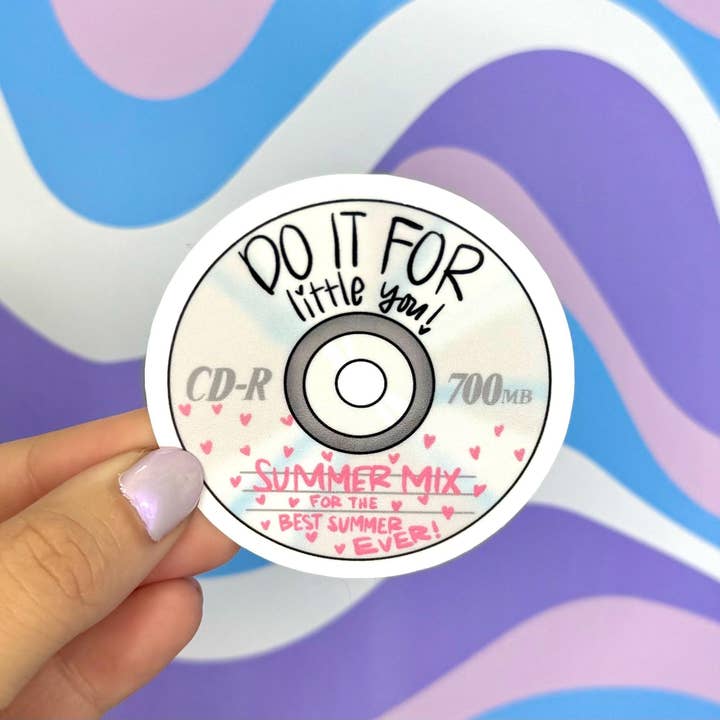 Ordinary Joy Studio - Venta al por mayor Pegatina - Pegatina de CD Mix Hazlo por el Pequeño Tú