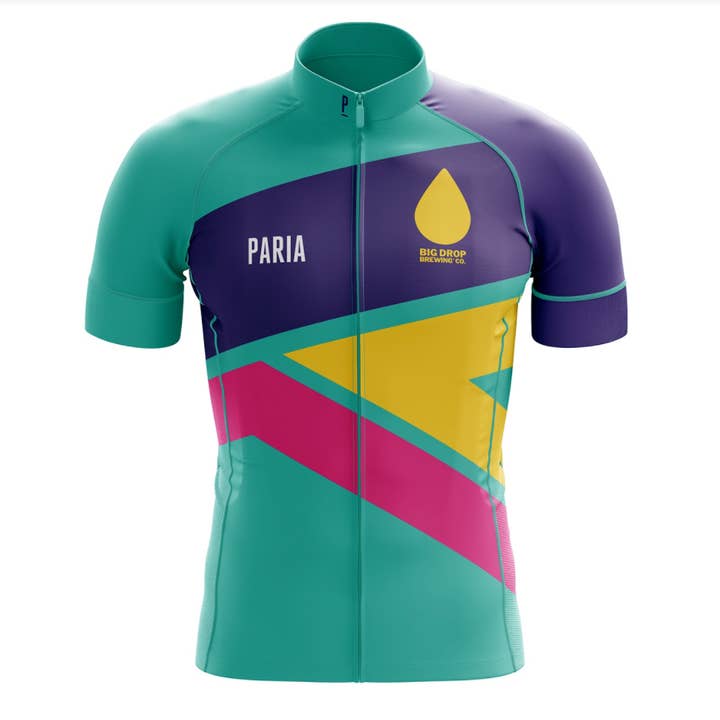 PARIA – wholesale Athletic top – men's – Big Drop Brewery x Paria men's Cycling Jersey