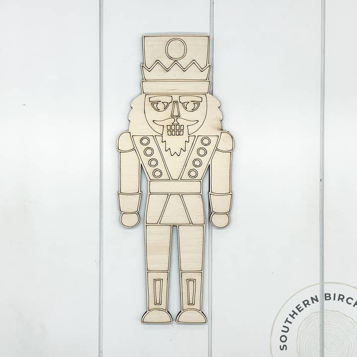 Nutcracker Blank (Style 2) for wholesale by Southern Birch Company