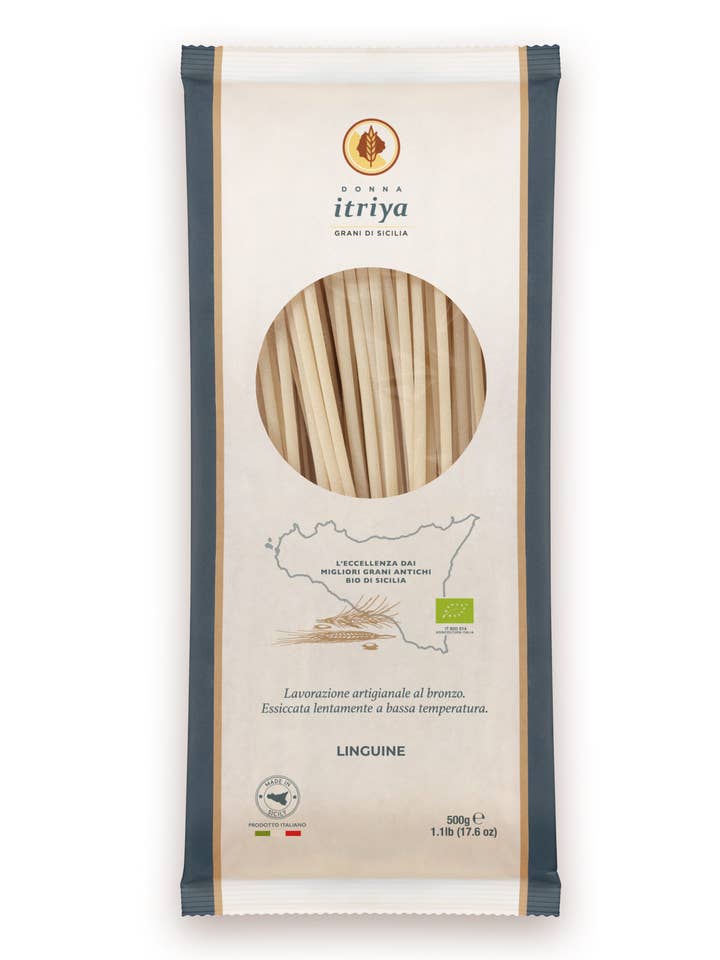 Linguine - Organic Sicilian Ancient Grains for wholesale by Pastificio Donna itriya - Grani di Sicilia
